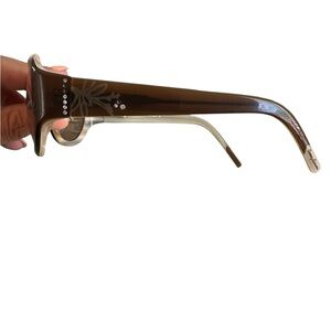 Tommy Bahama TB67SA Coffee Creme 130 Brown Oval Sunglasses FRAME & CASE